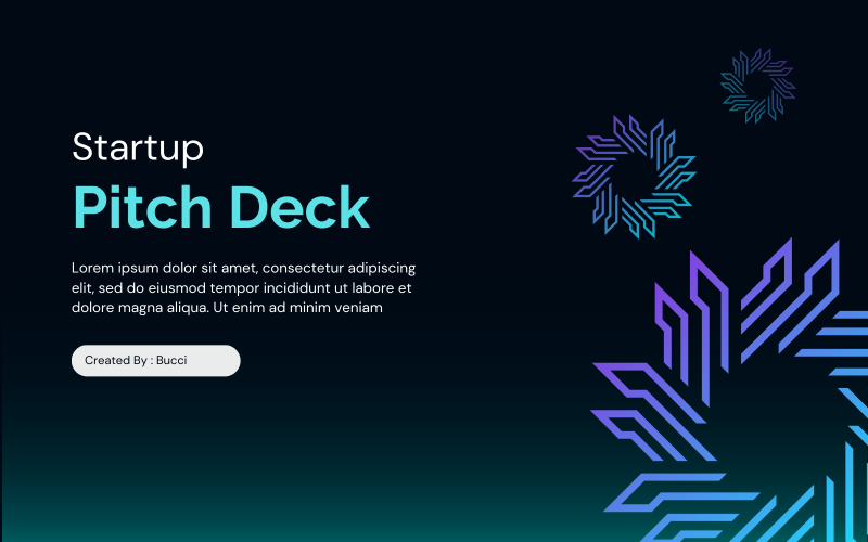 education black modern startup pitch deck powerpoint presentation template original