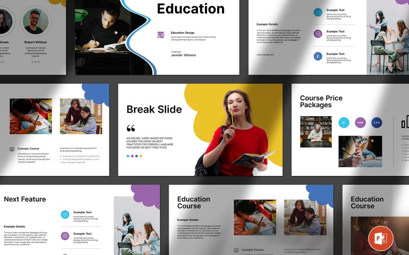 education career powerpoint presentation template original