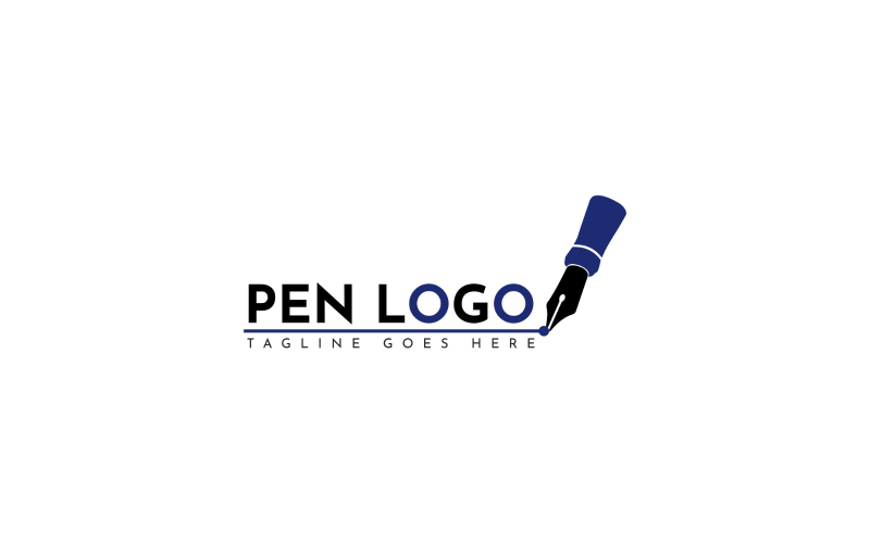 education hand writing vector logo design template original