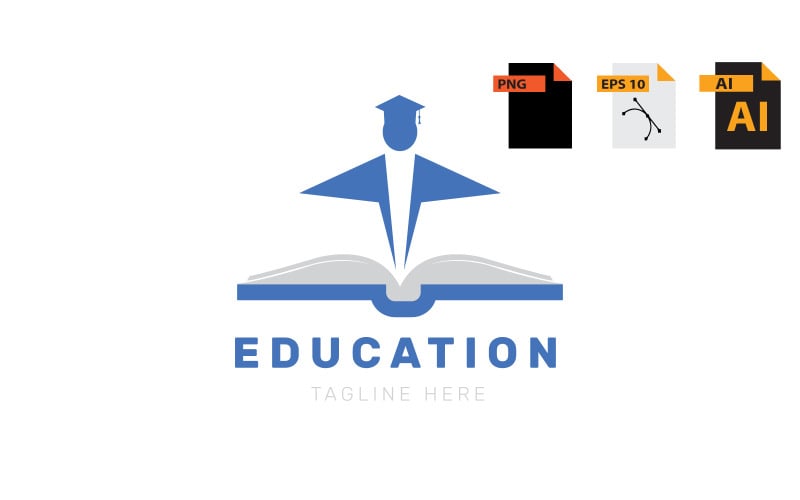 education logo template design original
