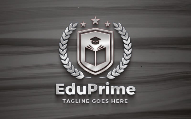education logo template for e learning platforms and institutes original