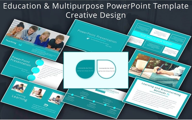 education multipurpose powerpoint template original