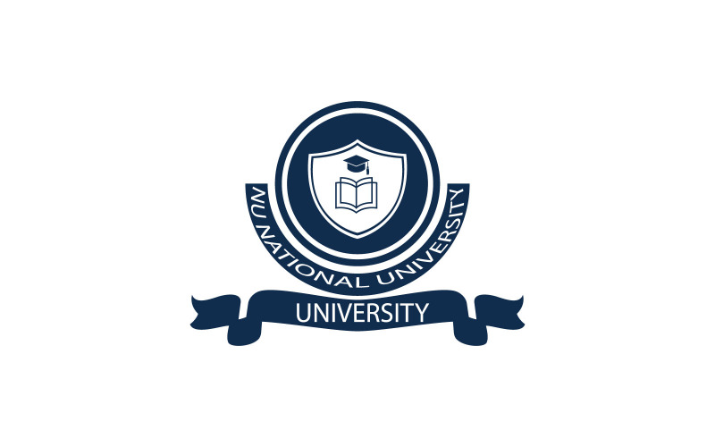 education or school logo design template original