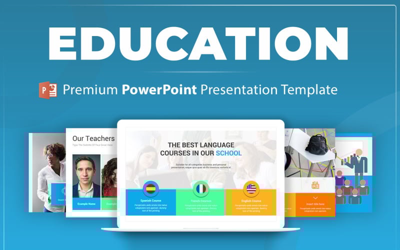 education powerpoint presentation template original