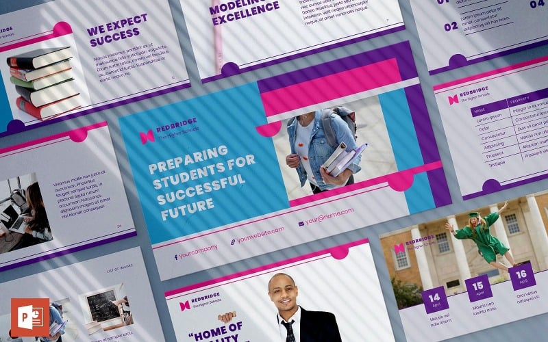 education presentation powerpoint template original