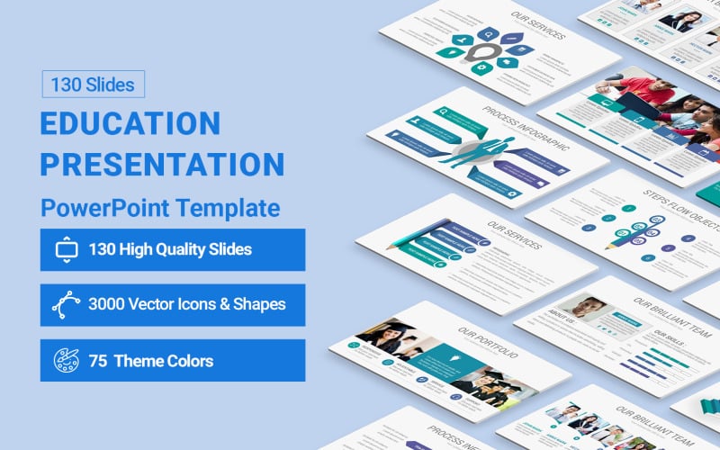 education presentation powerpoint template original