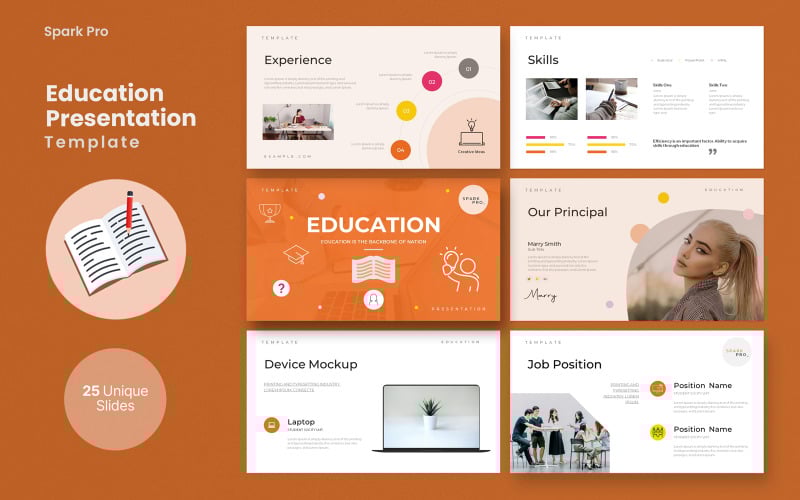 education presentation template original