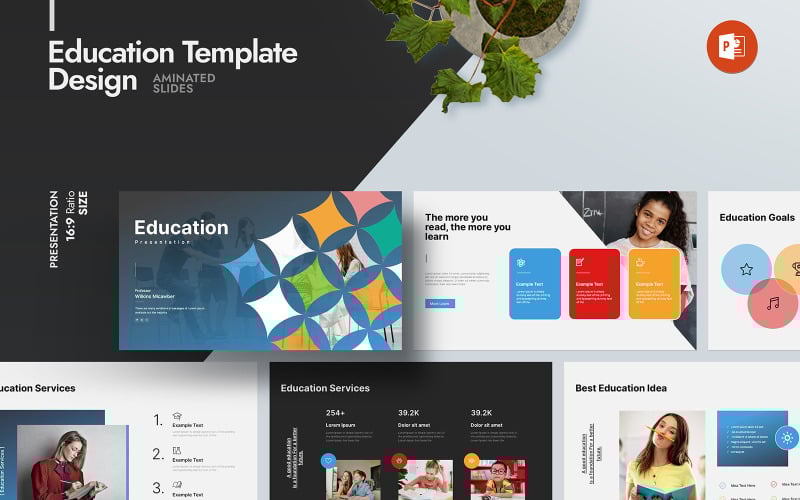 education pro powerpoint presentation template original