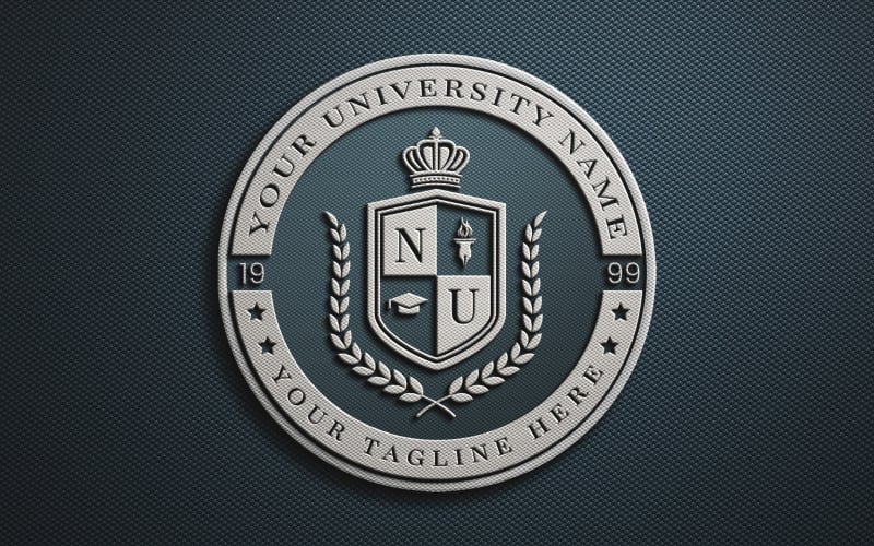education school college university emblem logo template original