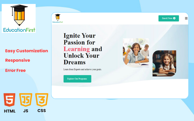 educationfirst landing page original