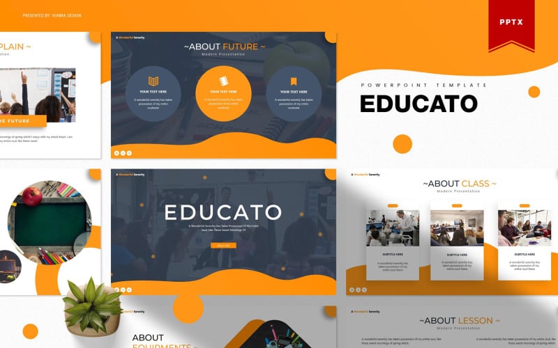 educato powerpoint template original