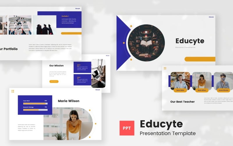 educyte education powerpoint template original