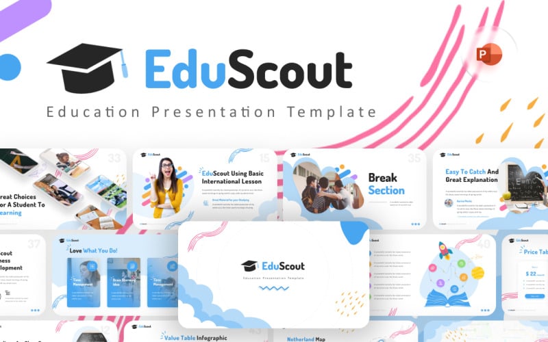 eduscout creative education powerpoint template original