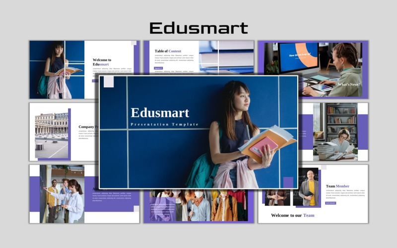 edusmart creative business powerpoint template original