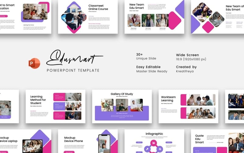 edusmart education powerpoint template original
