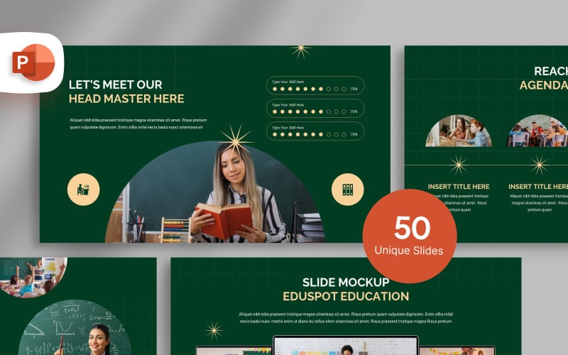 eduspot education presentation template original