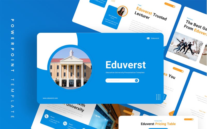 eduverst education university powerpoint template original