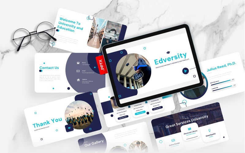 edversity education university powerpoint template original