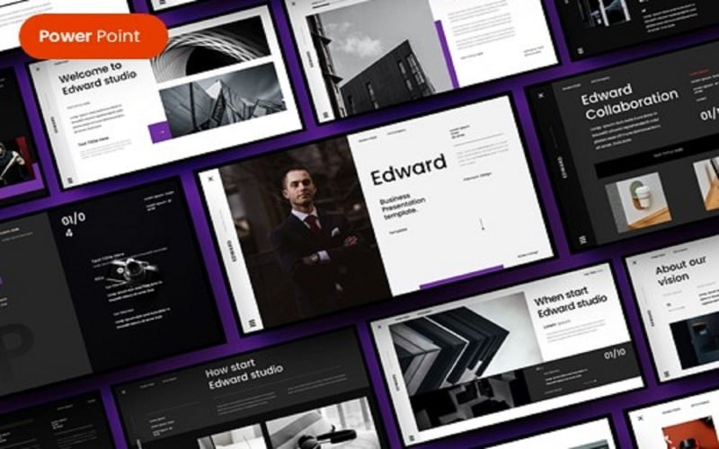 edward busines powerpoint template original