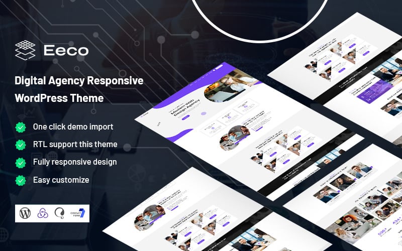 eeco digital agency responsive wordpress theme original