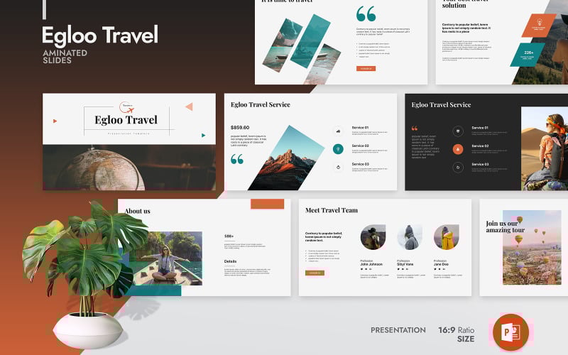 egloo travel powerpoint presentation template original