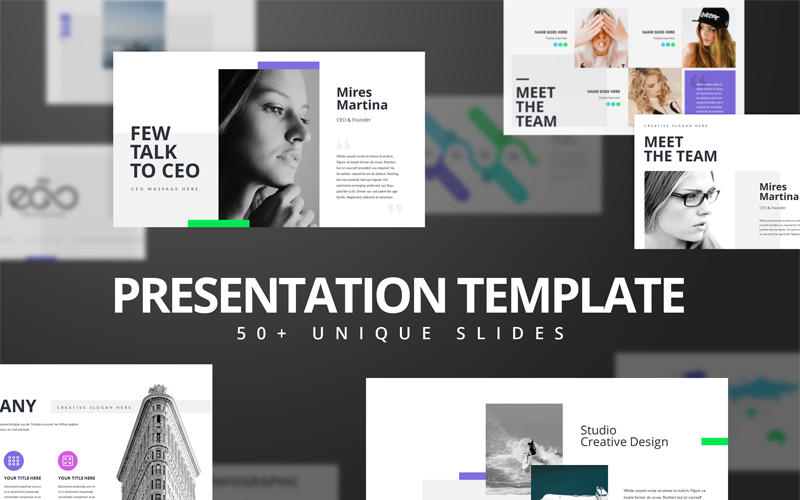 ego multipurpose business powerpoint template original