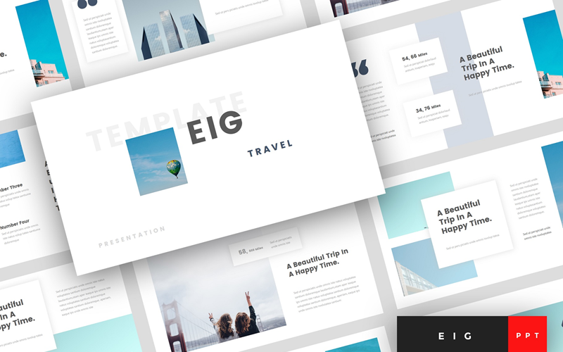 eig travel presentation powerpoint template original