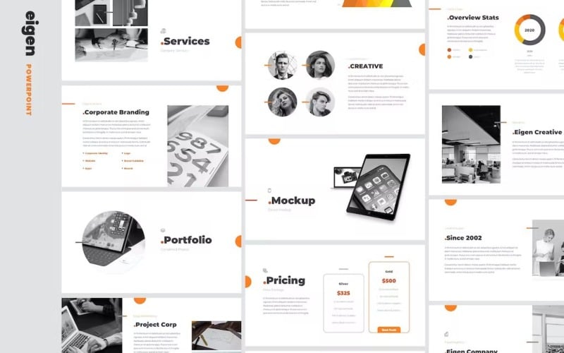 eigen creative marketing powerpoint template original