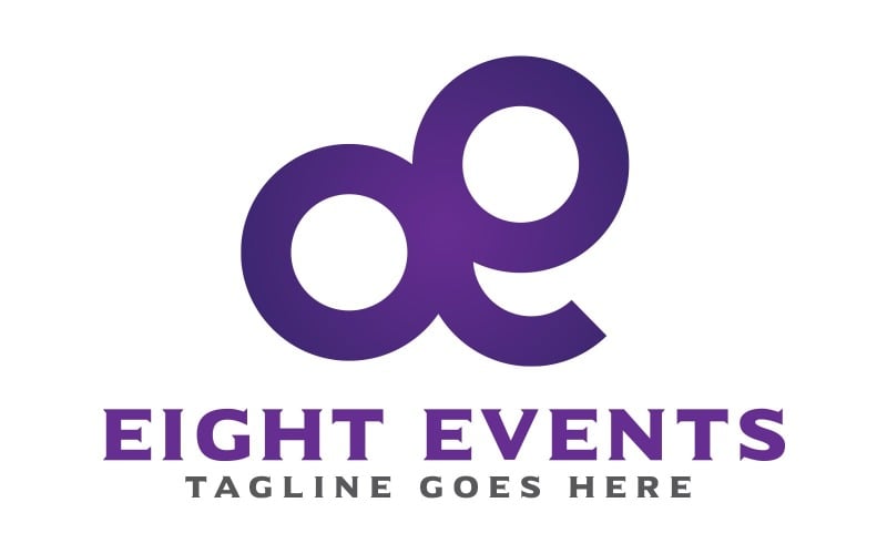 eight events company logo design original