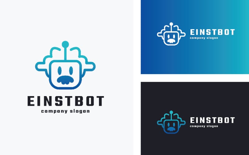 einstbot smart ai robot logo original