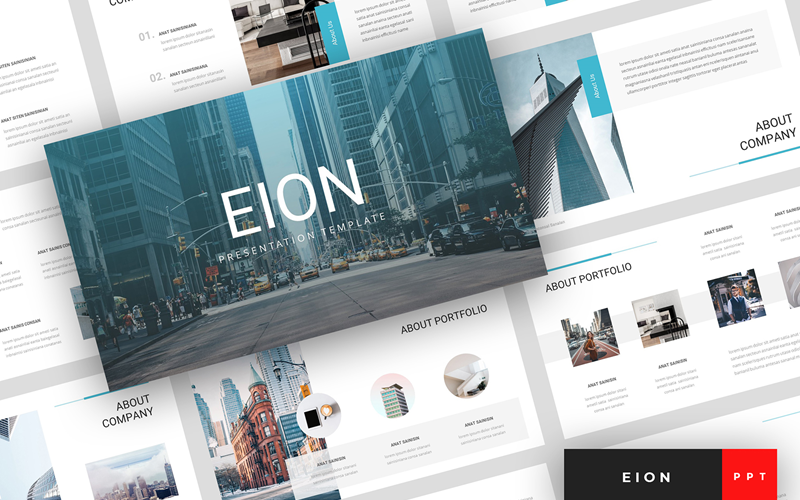 eion corporate presentation powerpoint template original