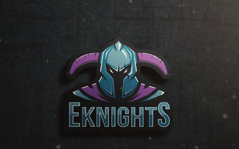 eknights logo editable template original