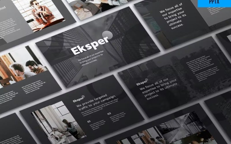 eksper modern business powerpoint template original