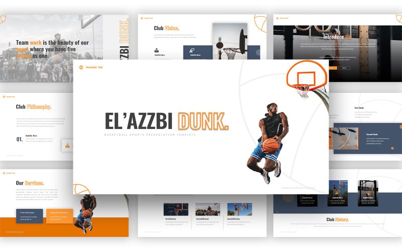 el azzbi basketball powerpoint template original