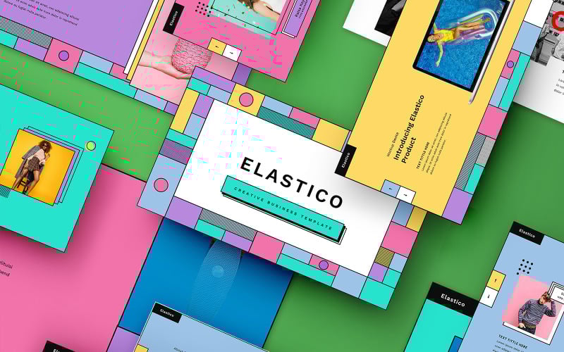 elastico creative business powerpoint template original