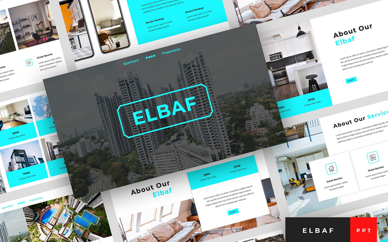 elbaf apartment presentation powerpoint template original