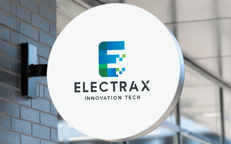 electrical tech letter e logo original