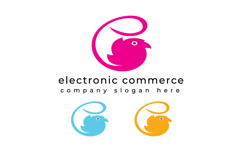 electronic commerce logo template original
