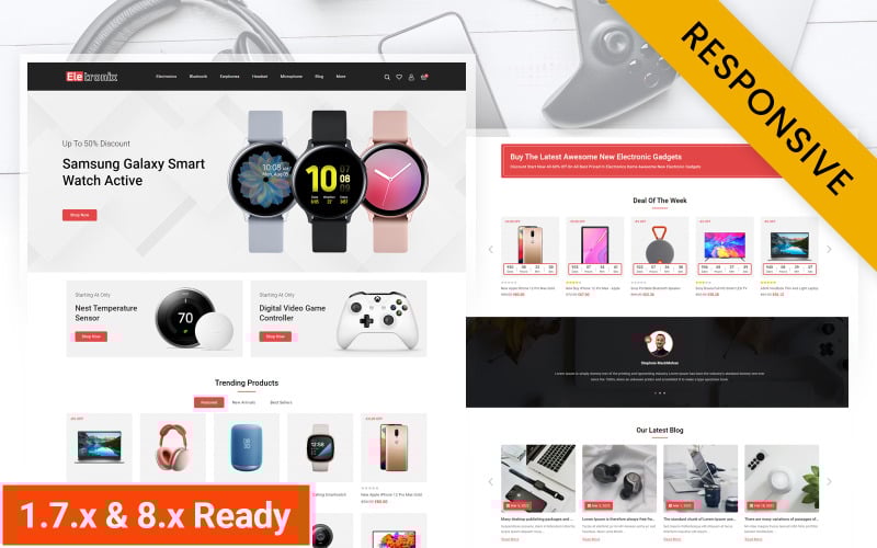 electronics and computers store prestashop responsive theme original