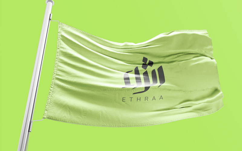 elegant arabic calligraphy logo design ethraa ethraa original