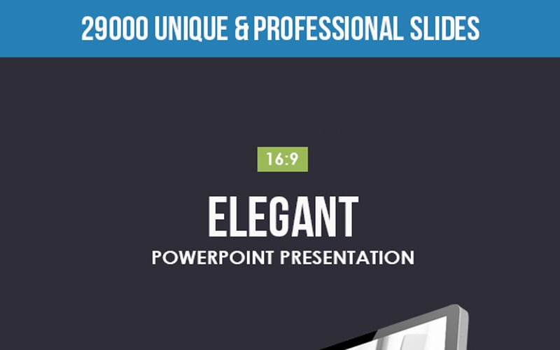 elegant minimal and clean powerpoint template original