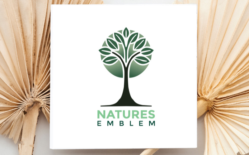 elegant nature tree logo template original