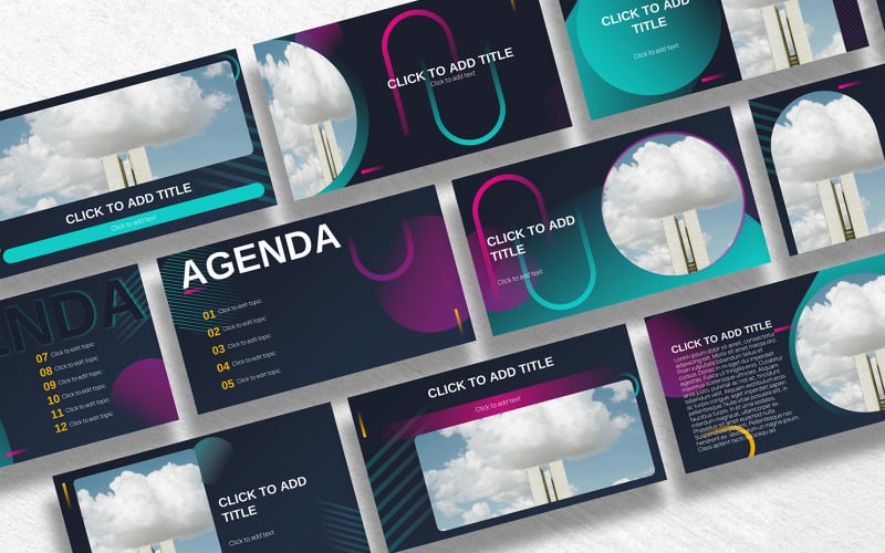 elegant powerpoint template for multiuse original