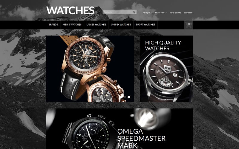 elegant timepieces prestashop theme original