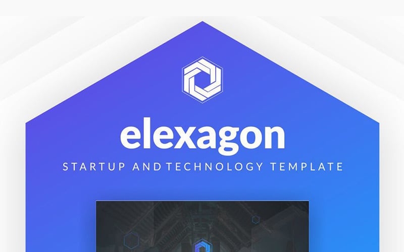 elexagon start up powerpoint template original