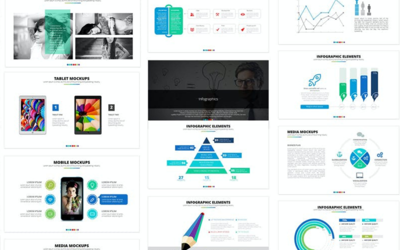 elite business presentation powerpoint template original