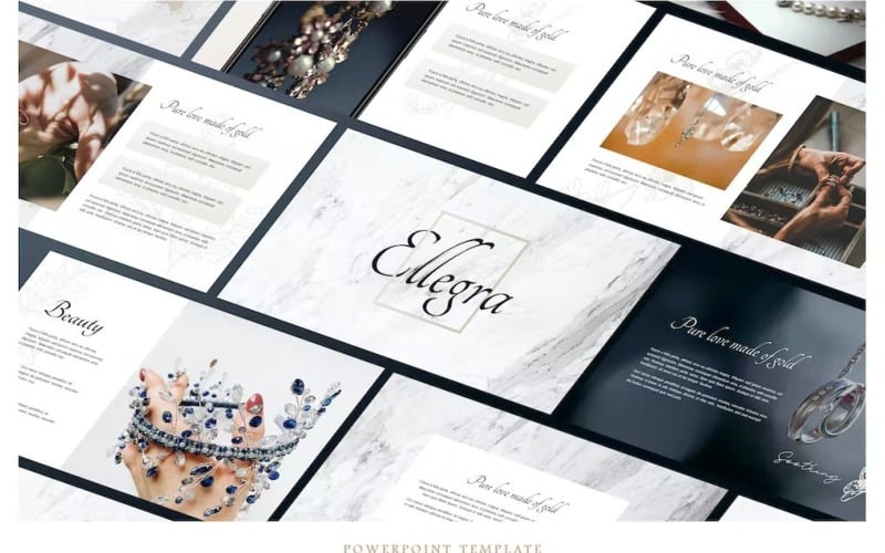 ellegra fashion theme powerpoint template original