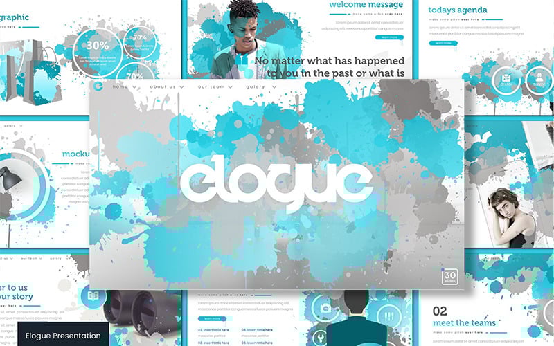 elogue powerpoint template original
