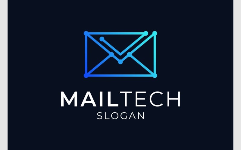 email mail tech digital logo original