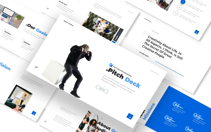 embers pitch deck keynote template original
